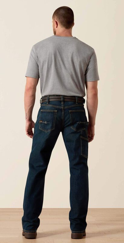 Rebar M4 Low Rise DuraStretch Workhorse Boot Cut Jean Back